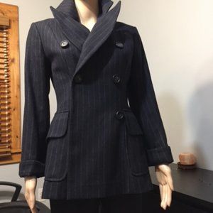 VINTAGE DARK BLUE JACKET SIZE XS MADE IN FRANCE